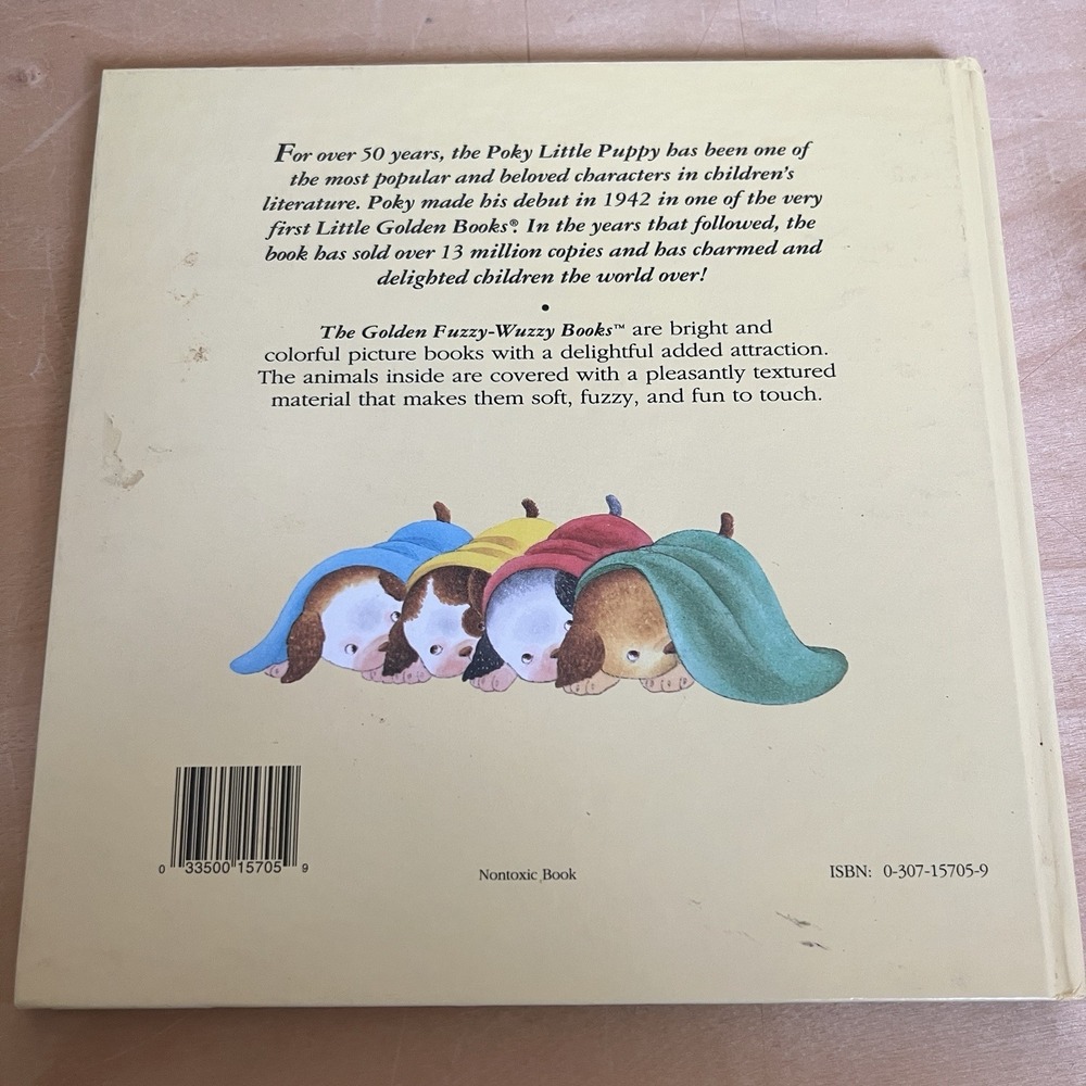 Little Golden Book Classic: The Poky Little Puppy, Like New - Picture 3 of 3